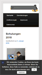 Mobile Screenshot of linux-schmie.de