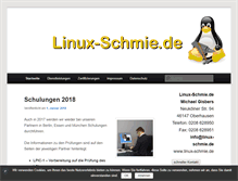 Tablet Screenshot of linux-schmie.de